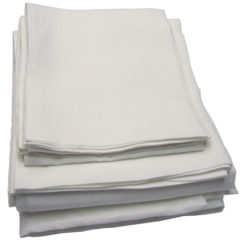 Pure linen sheet set, white